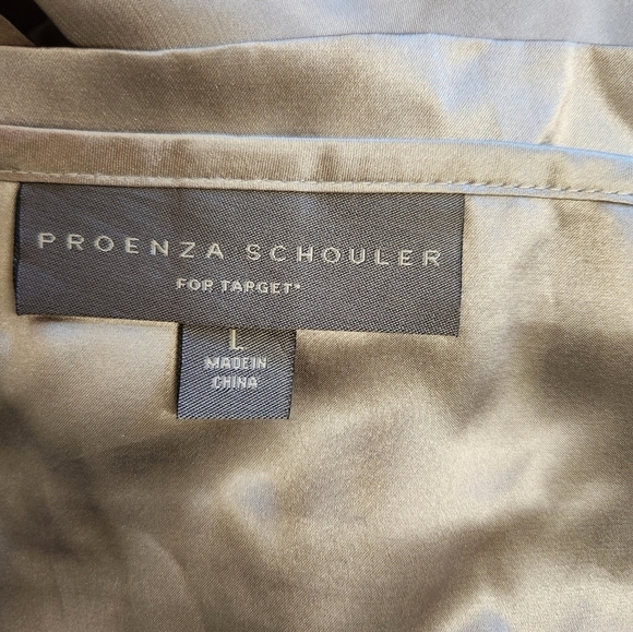PROENZA SCHOULER silky spaghetti strap tank top grey size large - Picture 3 of 6